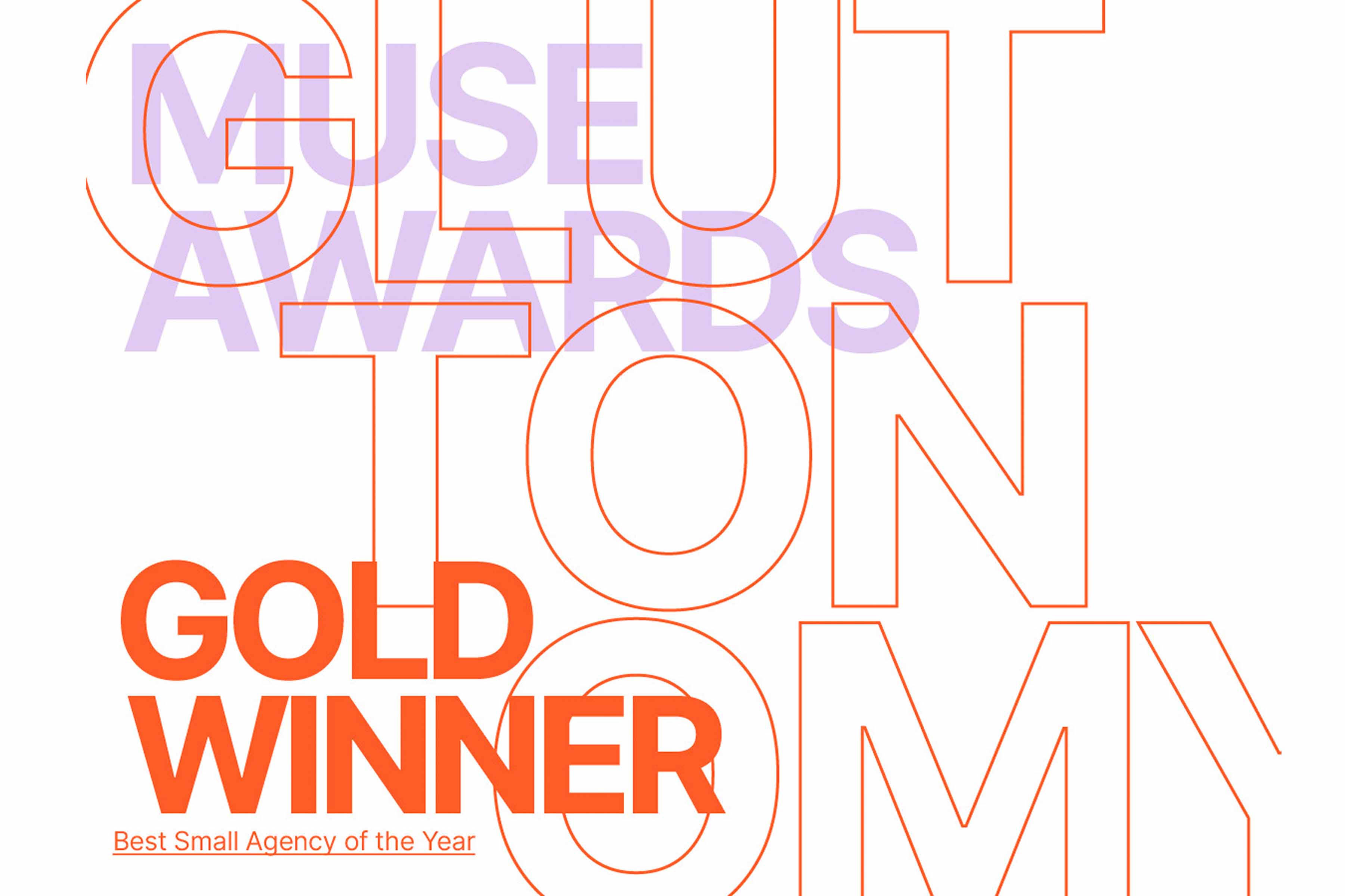 Gluttonomy Takes Home Best Small Agency MUSE Award!