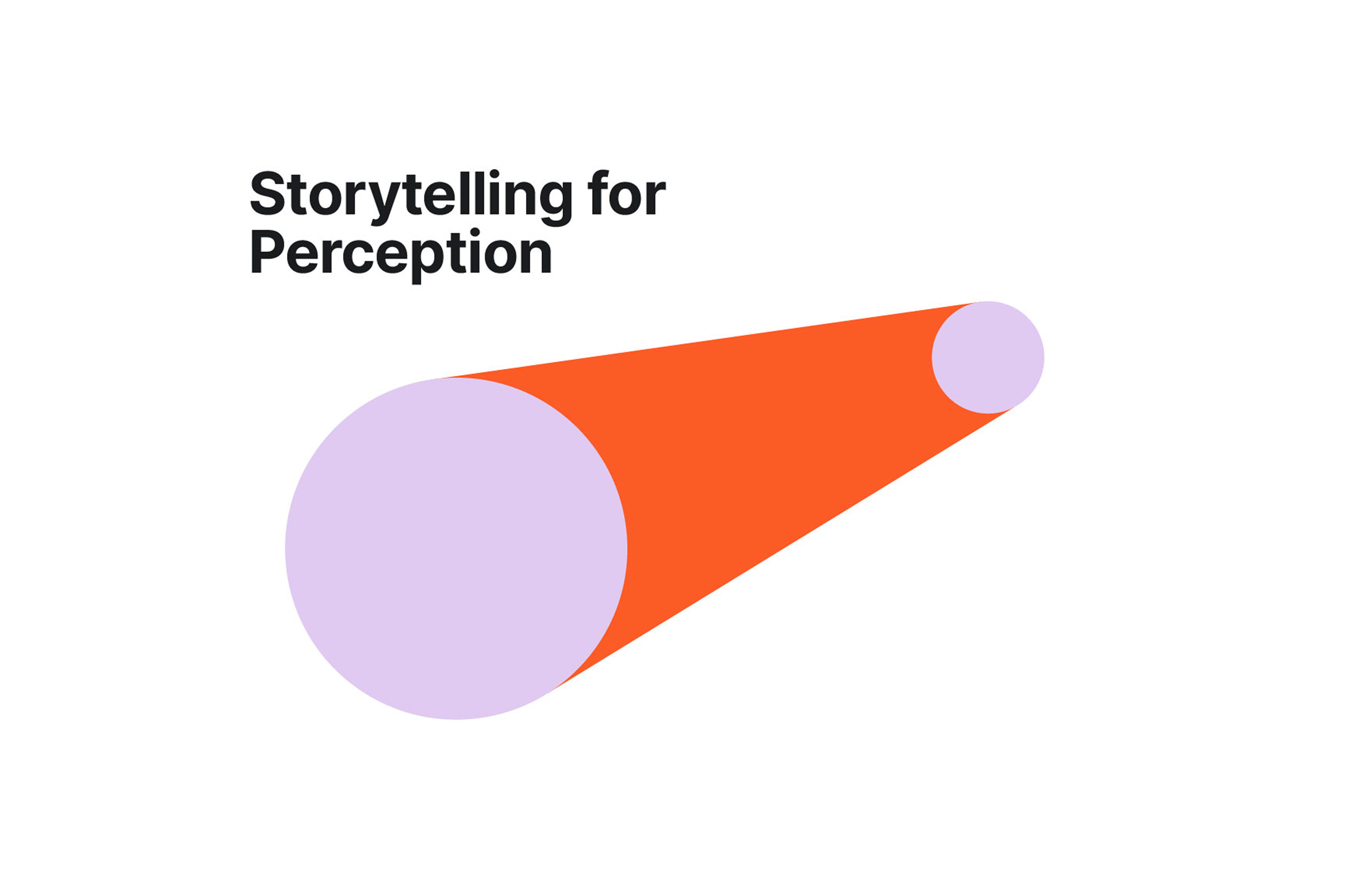 Storytelling for Perception