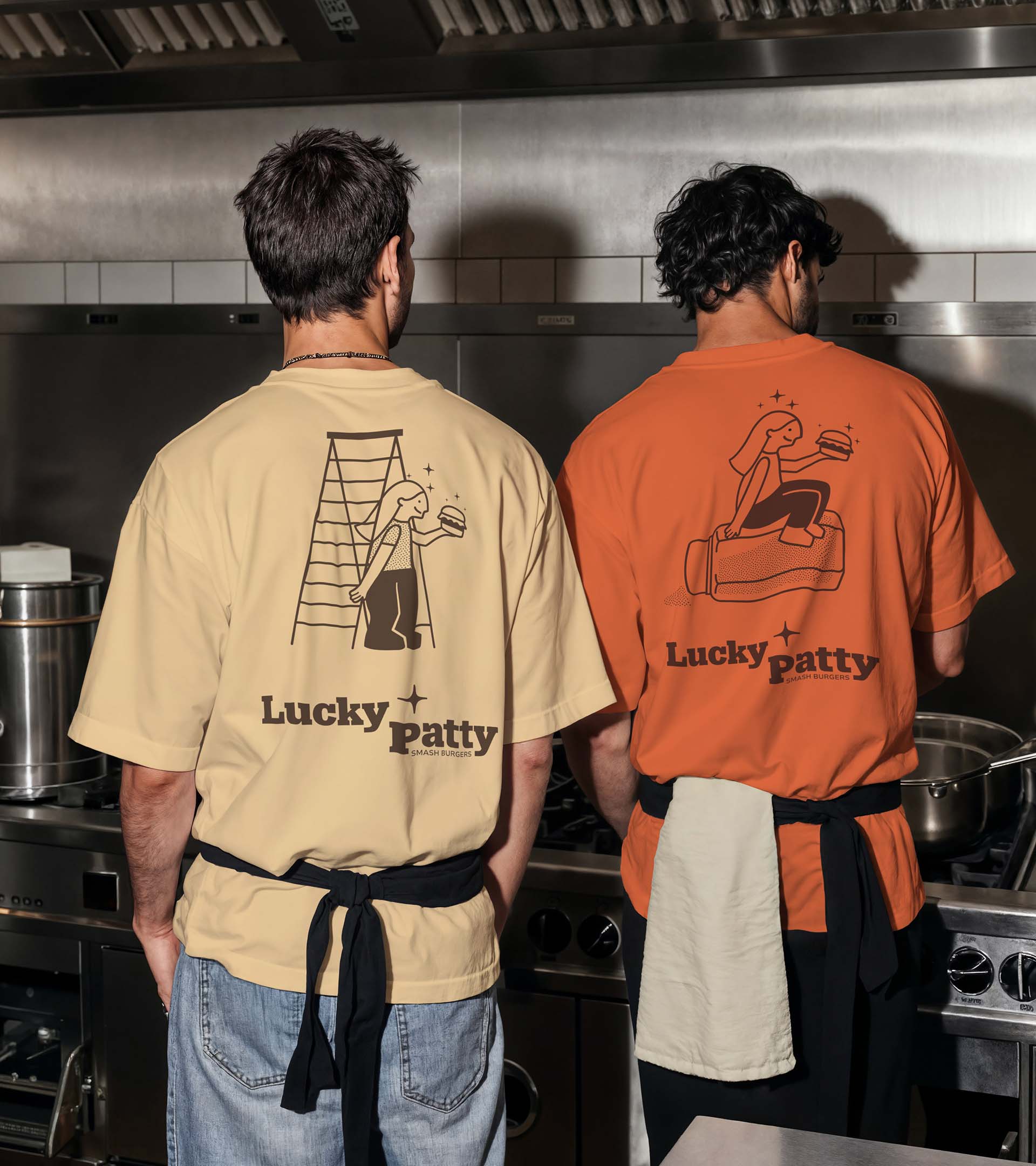 Lucky Patty uniform design.